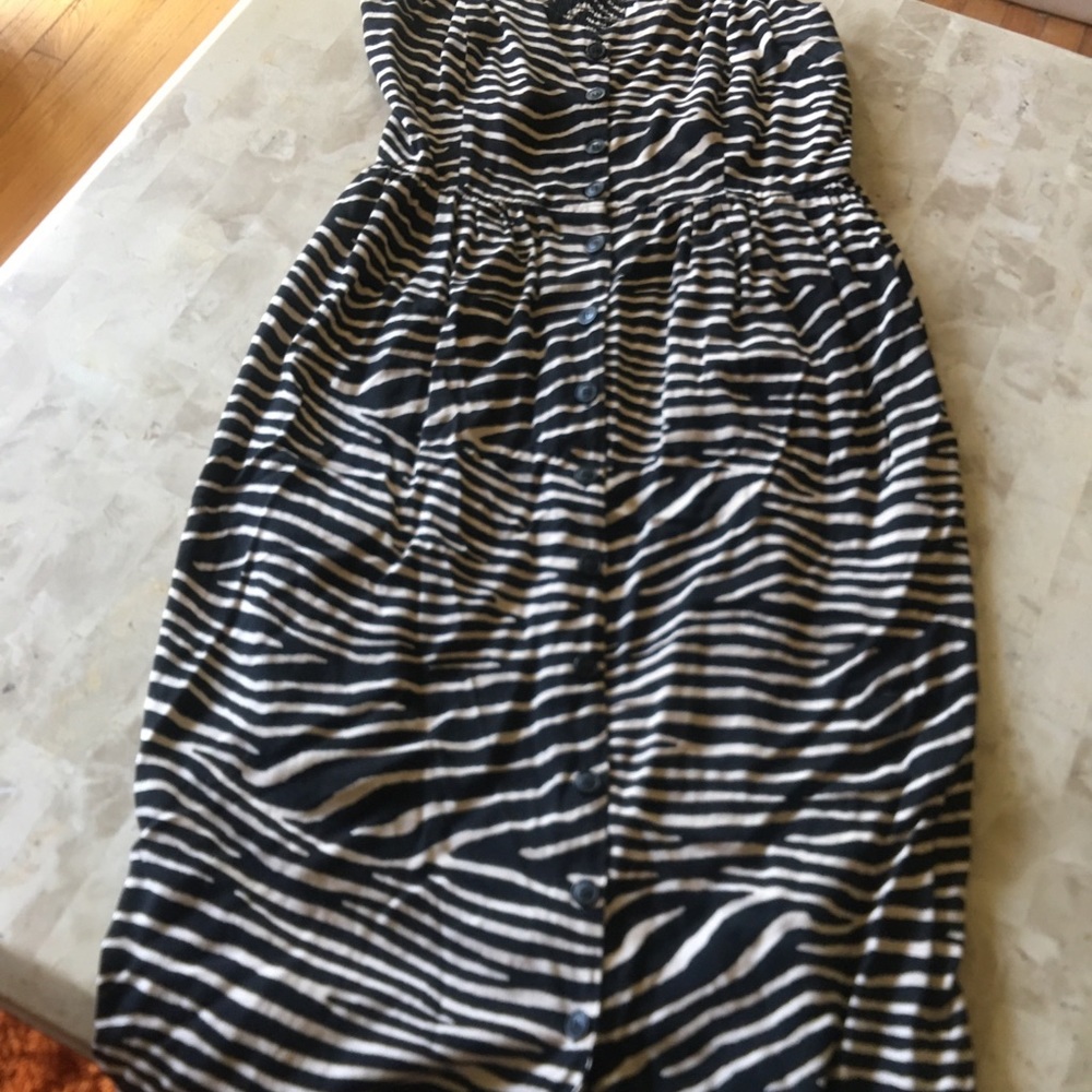 Black/zebra print dress size 12